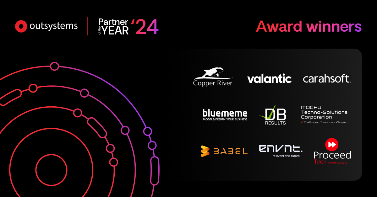 2024 outsystems partner of the year award winners