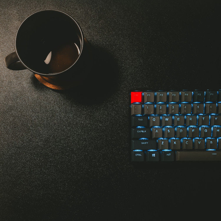 coffee and keyboard