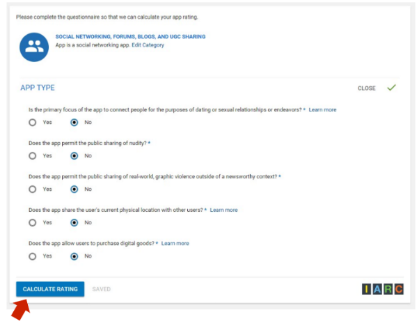 Publishing in app store