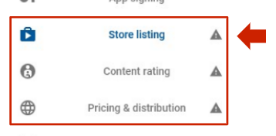 Publishing in app store