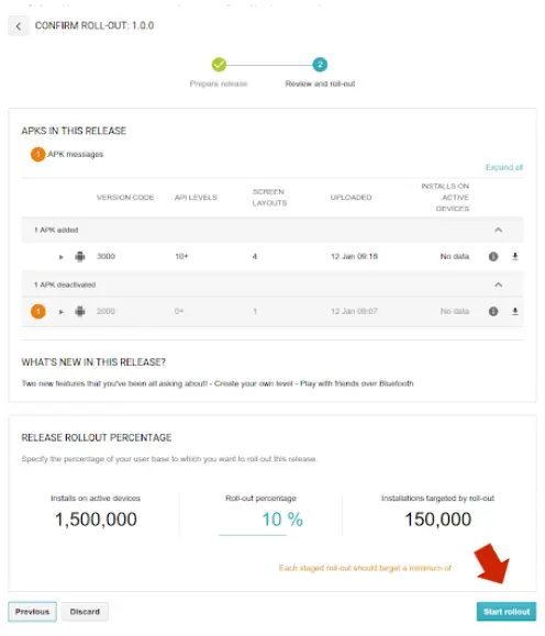Publishing in app store