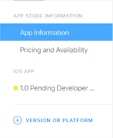 Publishing in app store