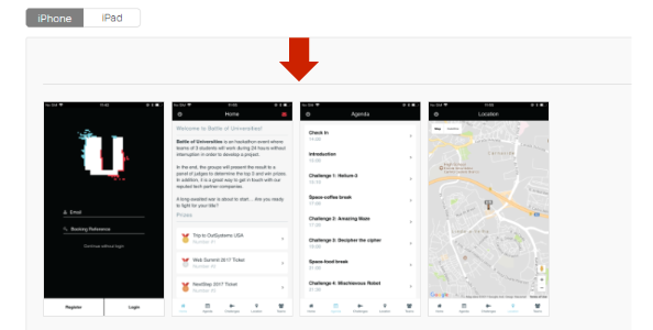 Publishing in app store