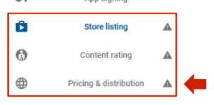 Publishing in app store