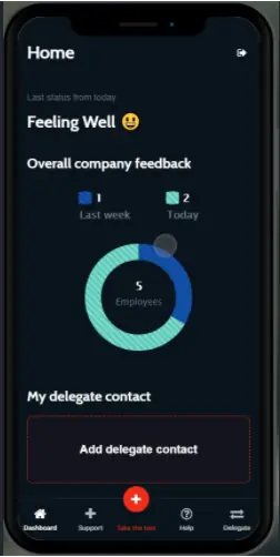 My Wellbeing PWA screenshot