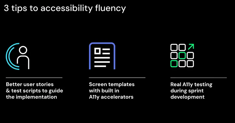 tips to accessibility fluency