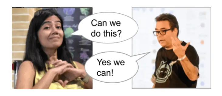 The Product Manager and Developer.
