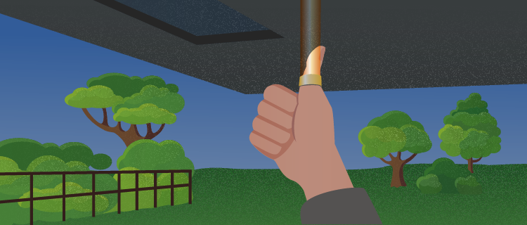 Hitching an intergalactic ride