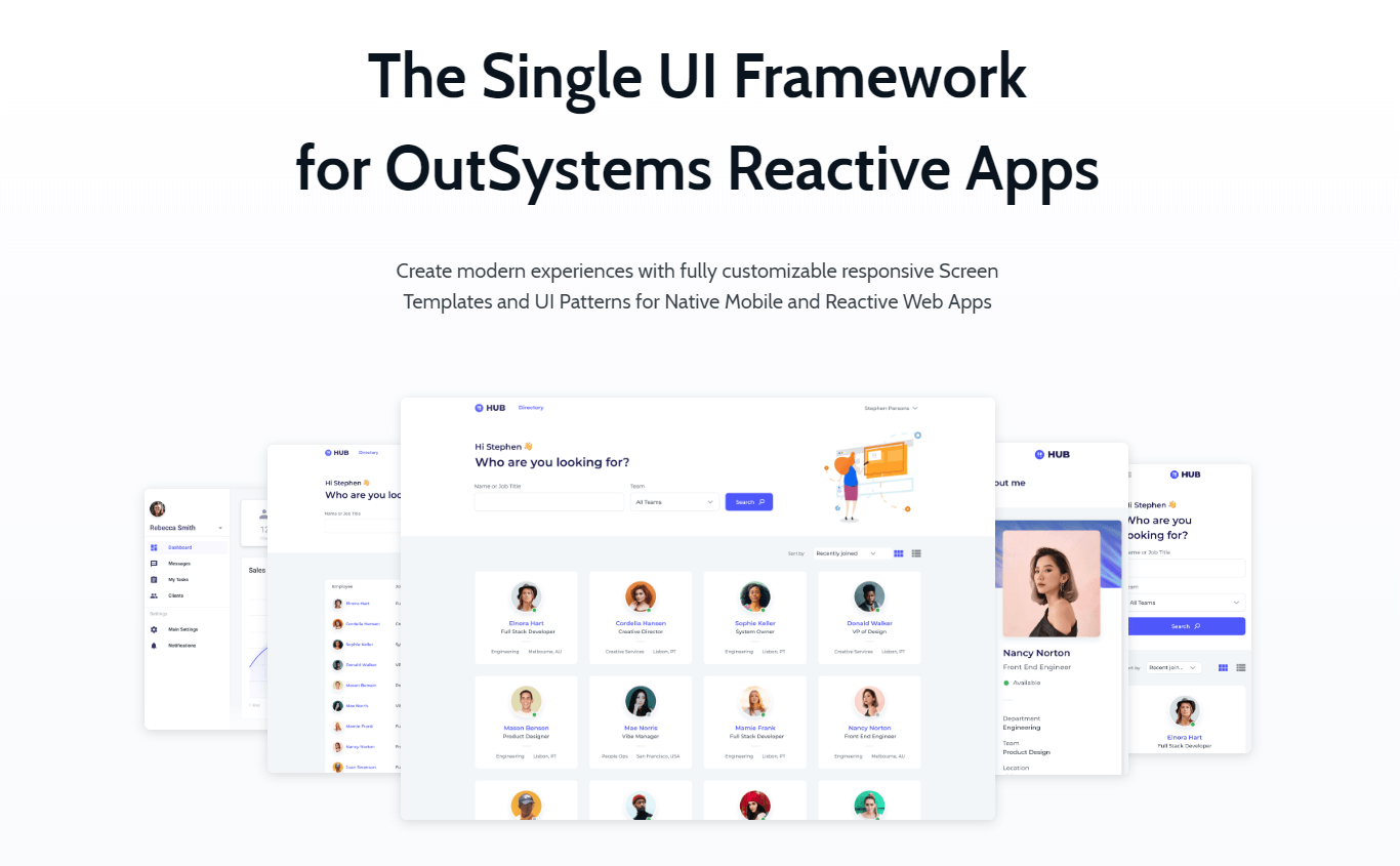 OutSystems UI Framework 