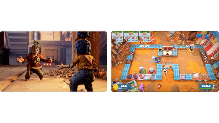 Bonus: It Takes Two and Overcooked