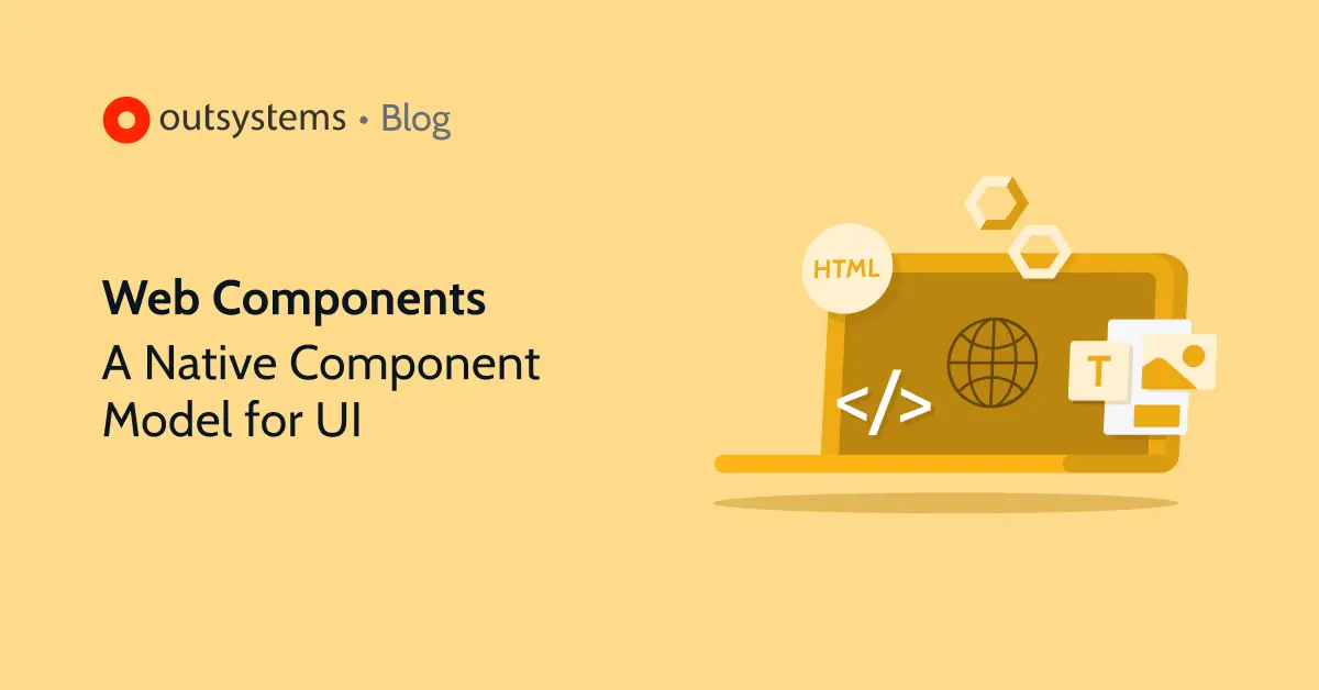 Native Web Component Model for UI