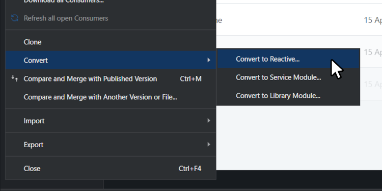 Convert Traditional Web to Reactive apps