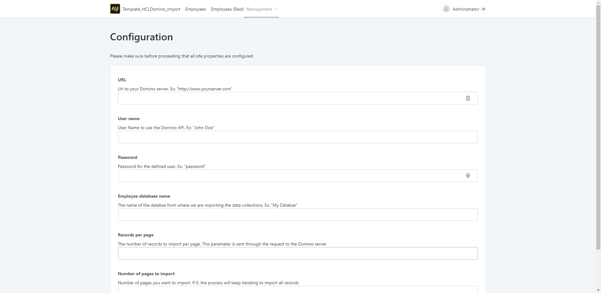HCLDomino Example Template - Overview (O11) | OutSystems