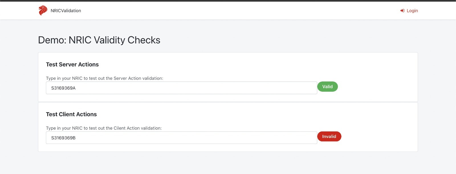 NRIC Validation - Overview (O11) | OutSystems
