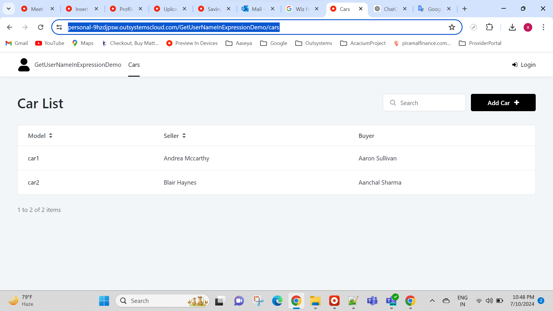 Get User Name In Expression - Overview (O11) | OutSystems
