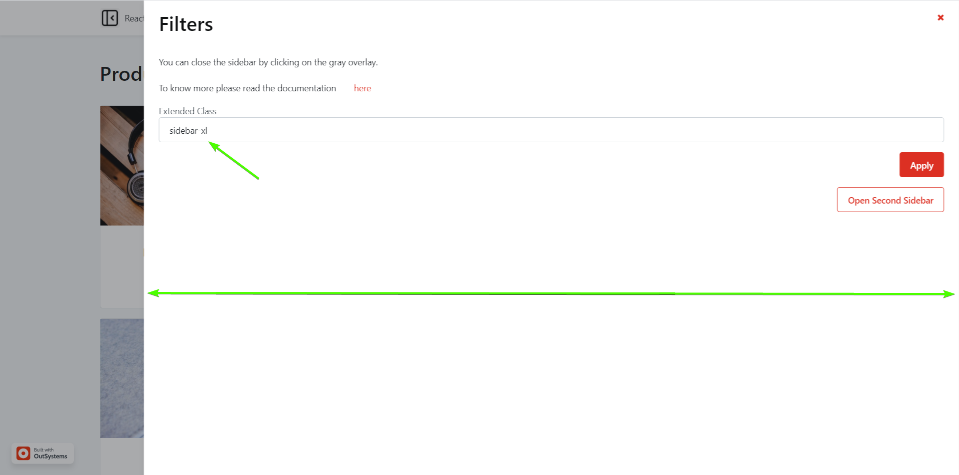 Reactive Sidebar with Overlay - Overview (O11) | OutSystems