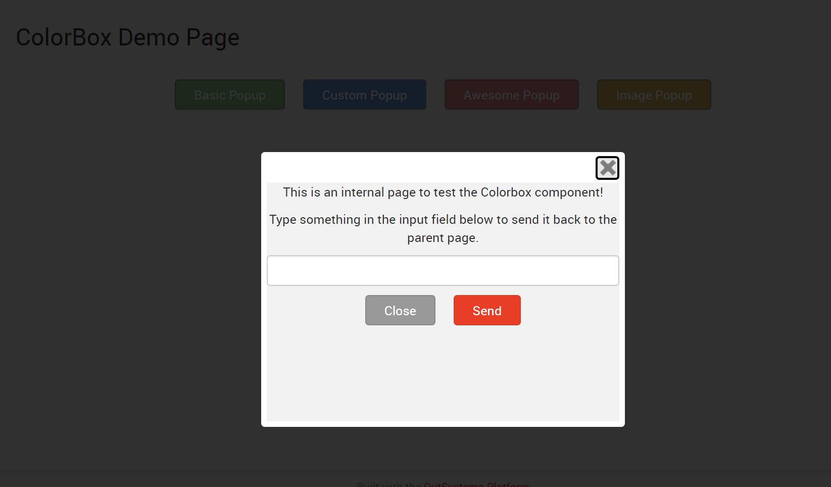 Color Box Plugin ColorBox Dialog - Overview (O11) | OutSystems
