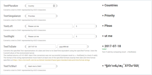 Additional Text Utils - Overview (O11) | OutSystems