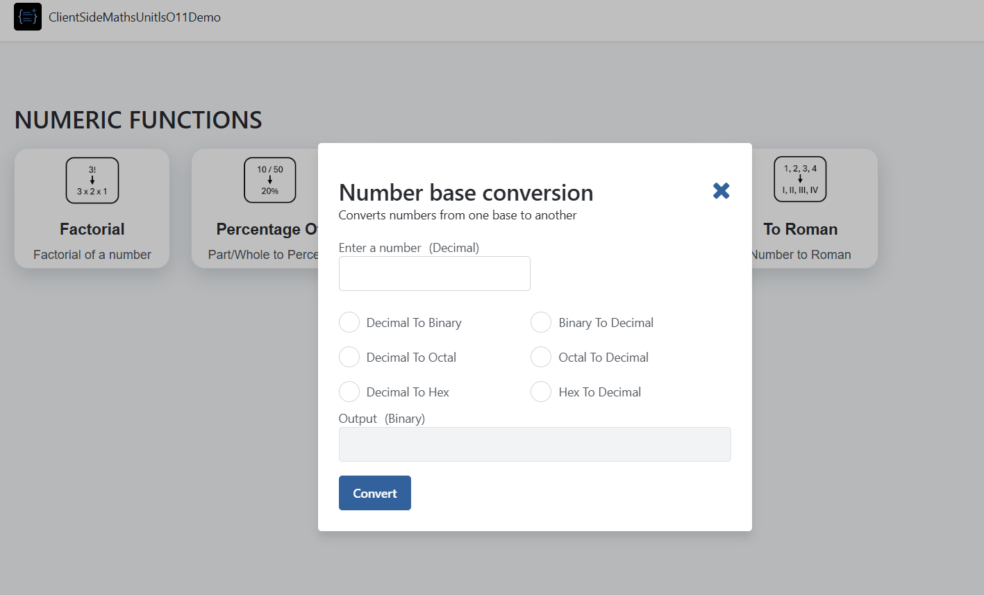 Client Side Maths Utils O11 - Overview (O11) | OutSystems