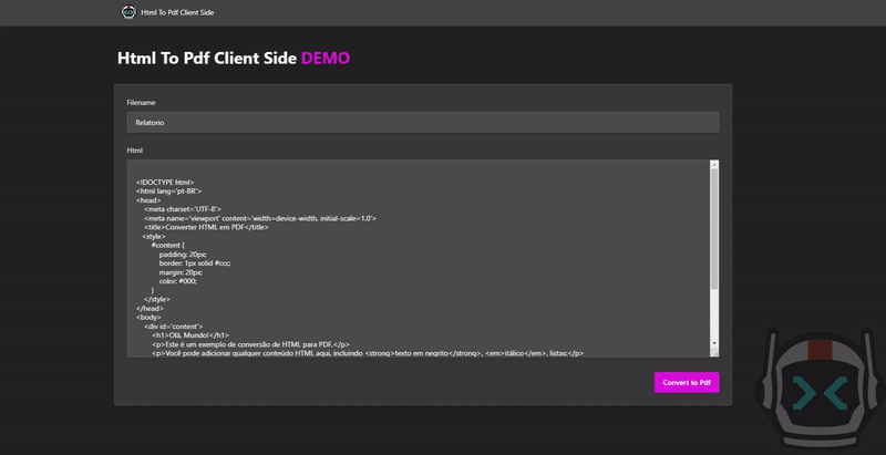 client-side javascript | pdf Images High Quality Grahic Html To Pdf Client Side - Overview (O11) | OutSystems