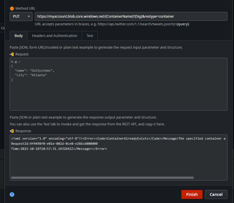 Azure Blob Storage API - Overview (O11) | OutSystems