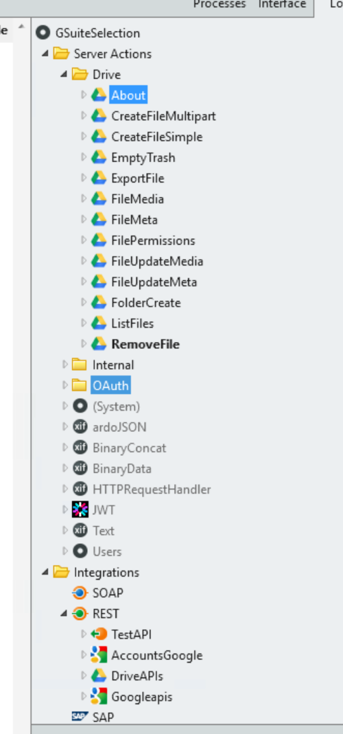 GSuite connector - Overview (O11) | OutSystems