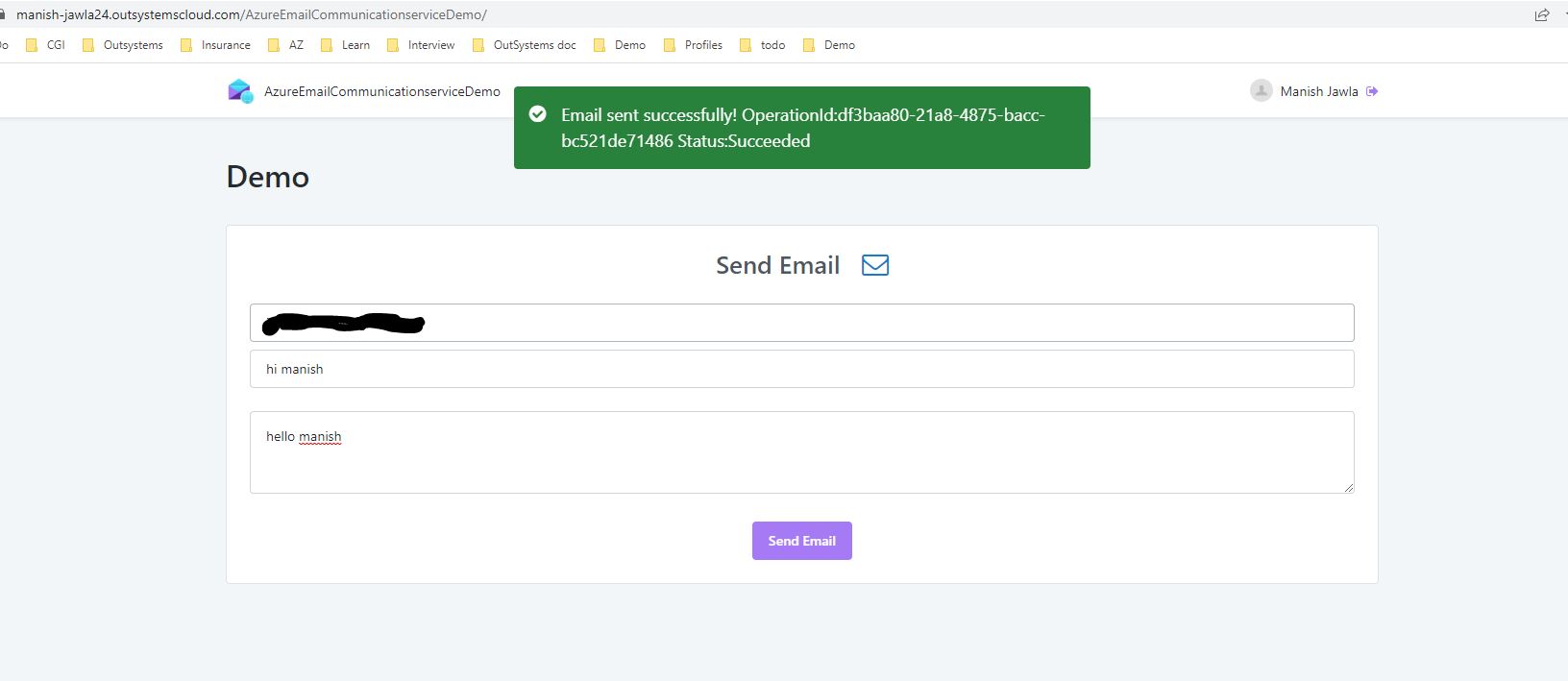 Azure Email Communication service - Overview (O11) | OutSystems
