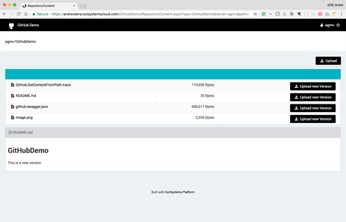 GitHub Demo - Overview (O11) | OutSystems