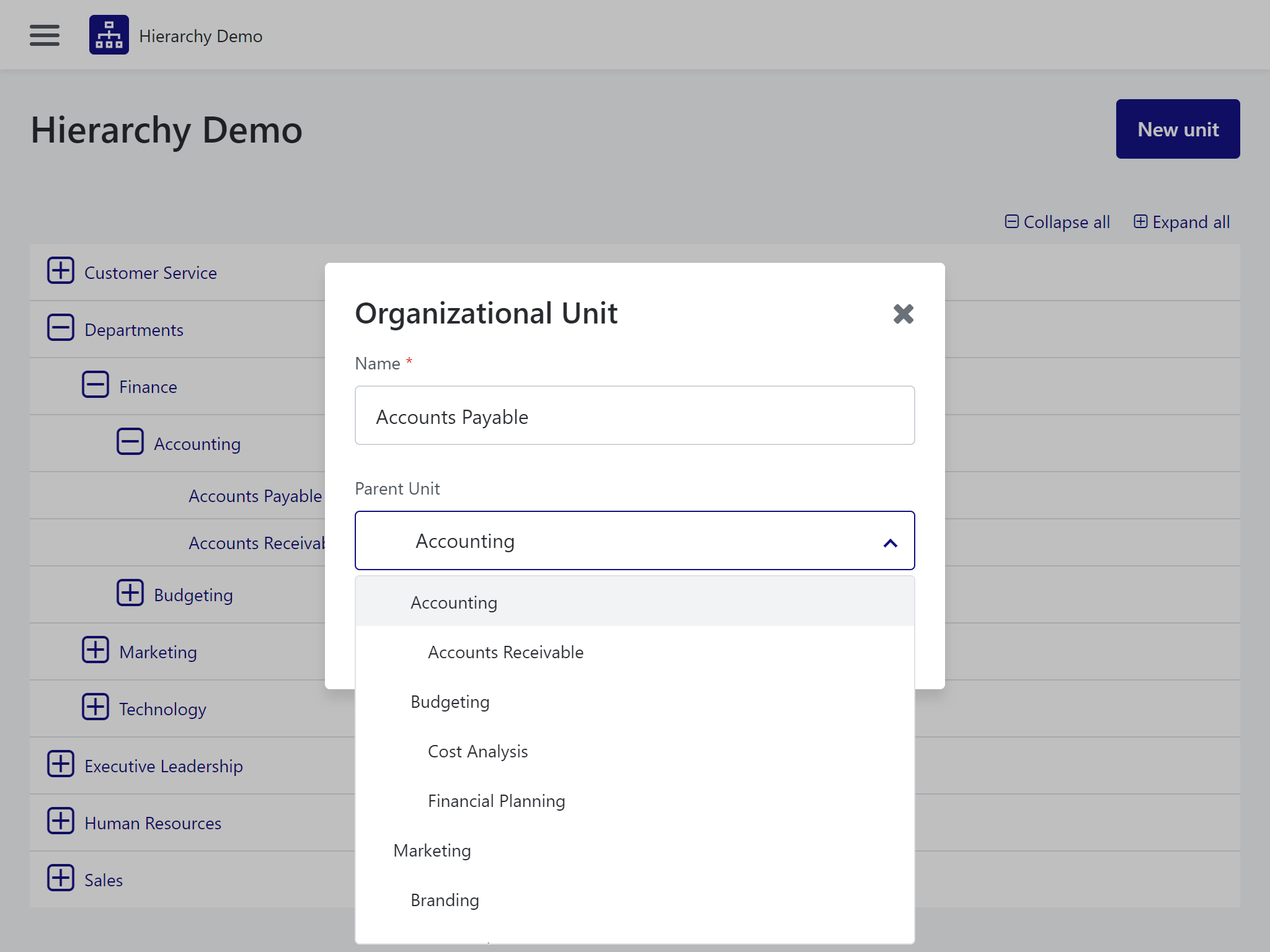 Hierarchical data in OutSystems (Demo) - Overview (O11) | OutSystems