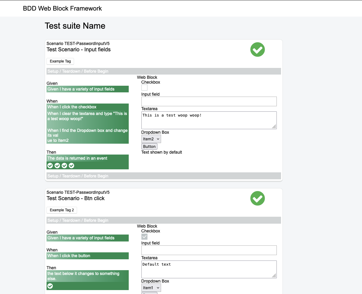 BDD Web Block Framework - Overview (O11) | OutSystems