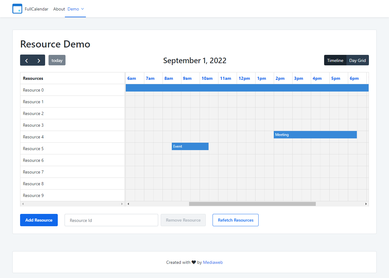 Fullcalendar reactive overview o11 outsystems