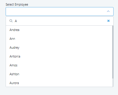 Dropdown Server Side Demo - Overview (O11) | OutSystems