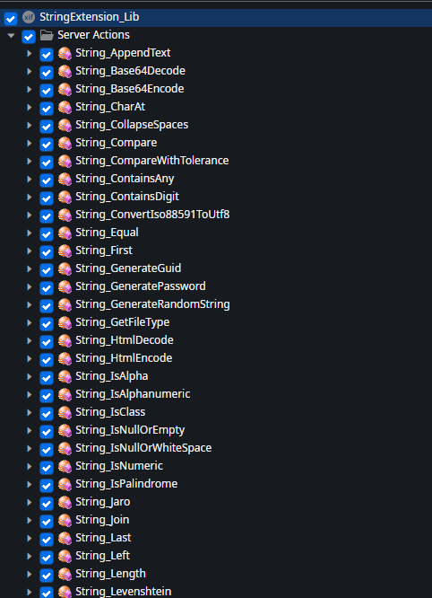 String Helper - Overview (O11) | OutSystems