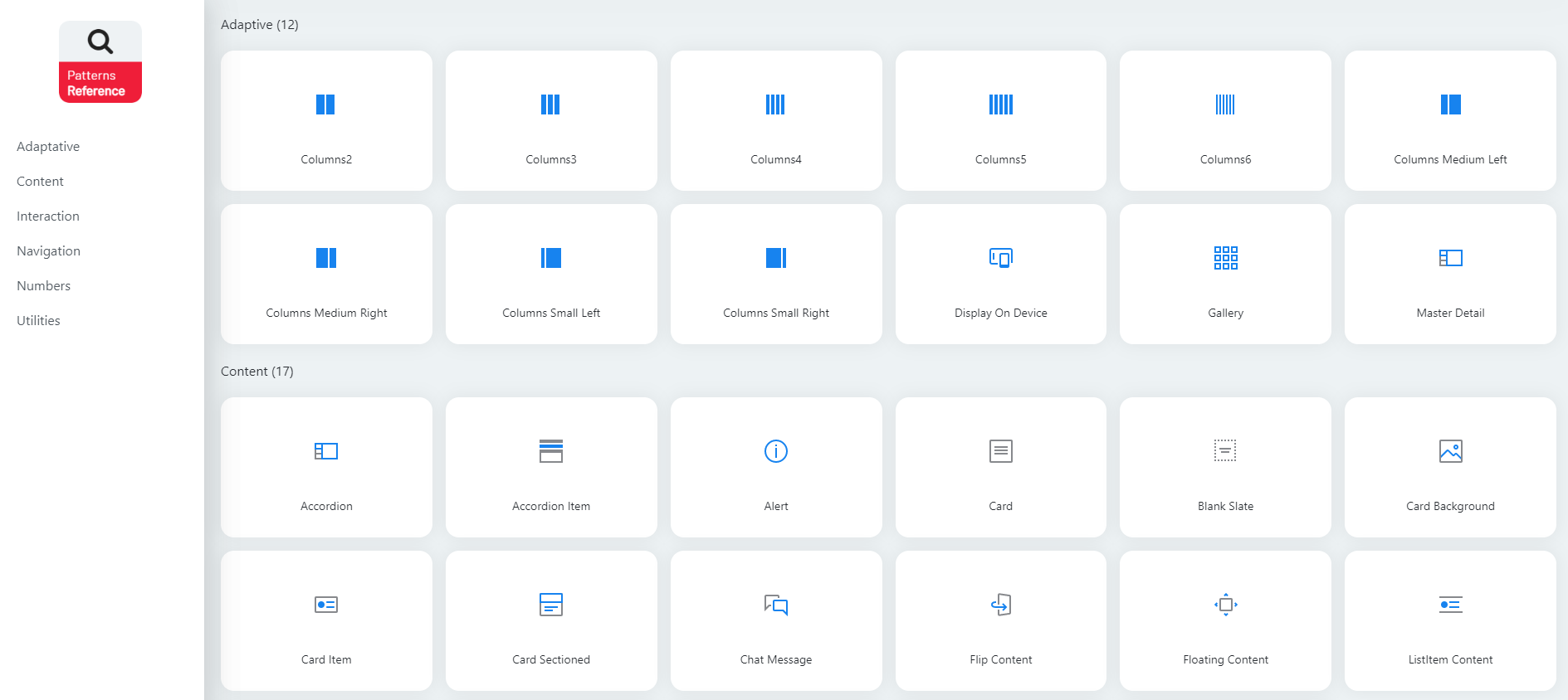 Patterns Reference - Overview (O11) | OutSystems