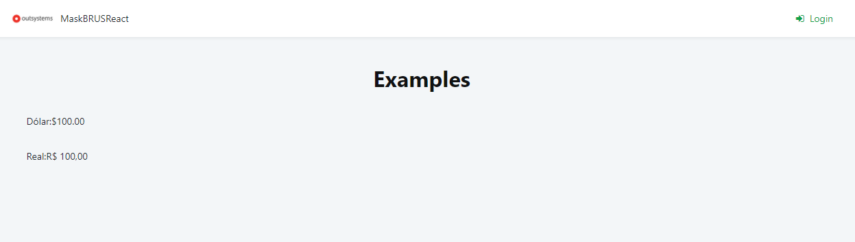 Mask BR-US - React - Overview (O11) | OutSystems
