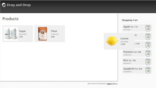 Drag and Drop - Overview (O11) | OutSystems
