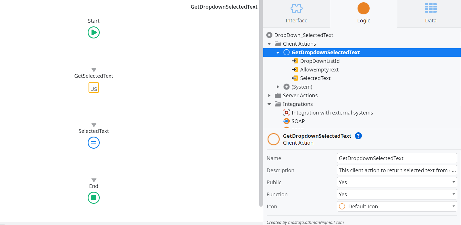 Dropdown List Selected Text - Overview (O11) | OutSystems