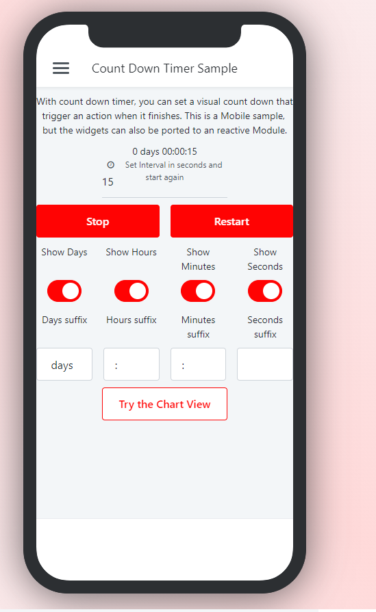 CountDown Timer Mobile - Overview (O11) | OutSystems
