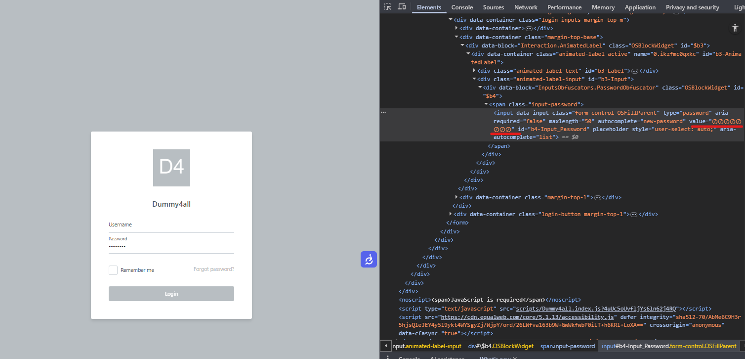 HTML Input Obfuscator - Overview (O11) | OutSystems