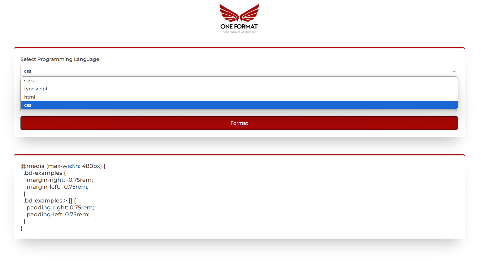 One Format - Overview (O11) | OutSystems