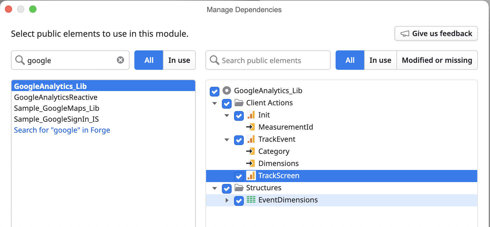 Google Analytics Library - Overview (O11) | OutSystems