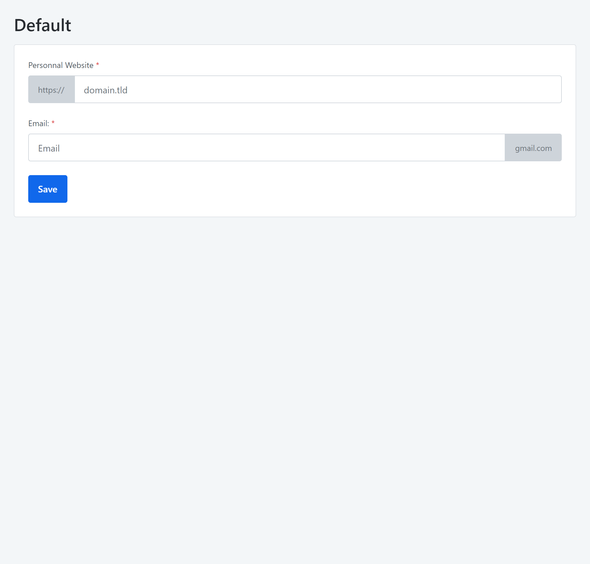 Input Group - Overview (O11) | OutSystems