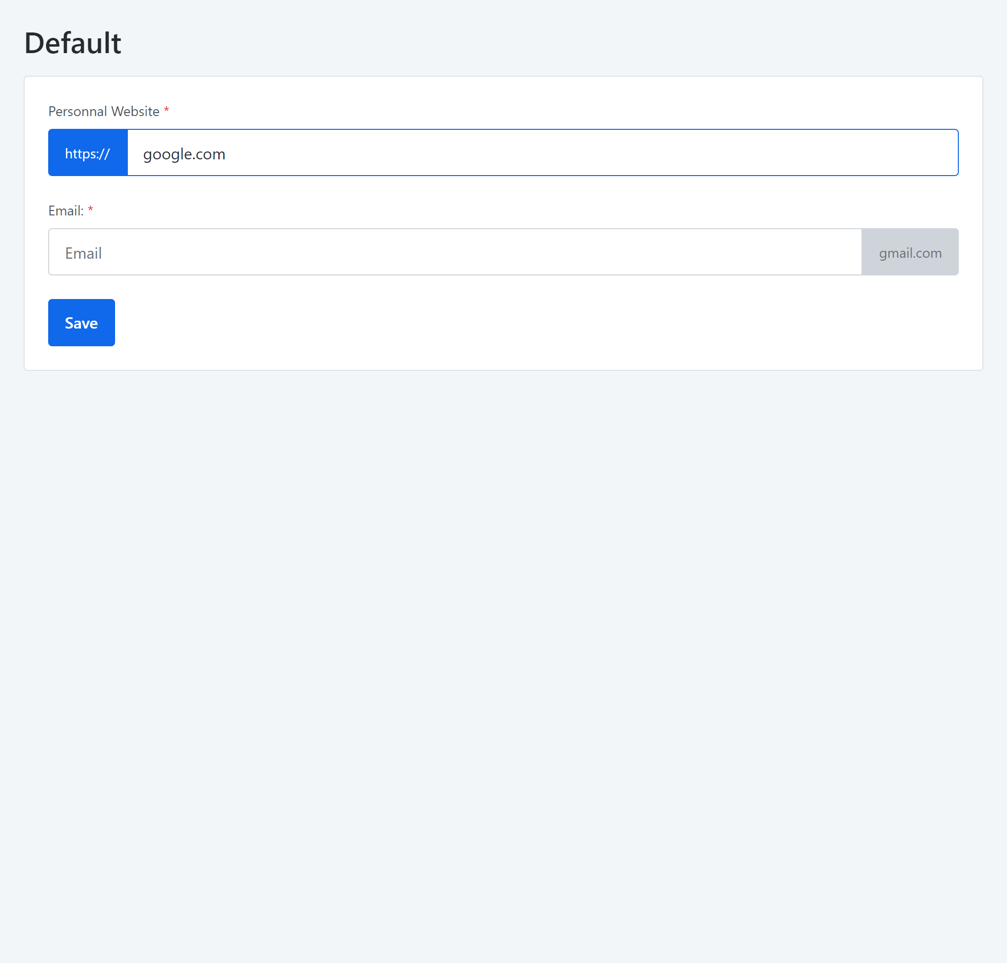 Input Group - Overview (O11) | OutSystems