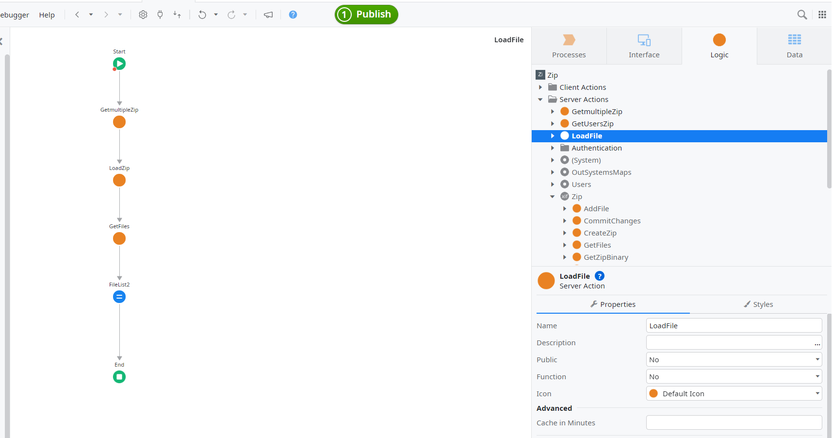 Mini Zip Examples Zip Example - Overview (O11) | OutSystems