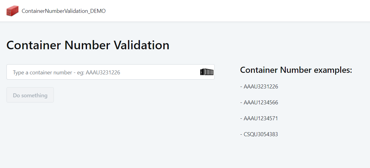 Container Number Valid Shipping Container Number Validation - Overview (O11) | OutSystems