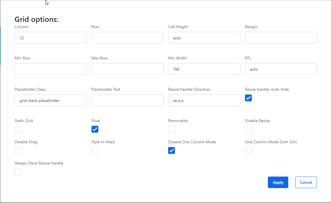 Gridstack & Dashboard - Overview (O11) | OutSystems