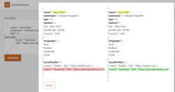 Json Compare Sample - Overview (O11) | OutSystems