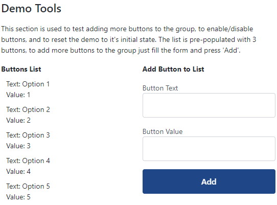 Outsystems Button Group Dynamic Radio and Button Group - Overview (O11) | OutSystems