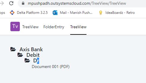 Dynamic Simple TreeView - Overview (O11) | OutSystems