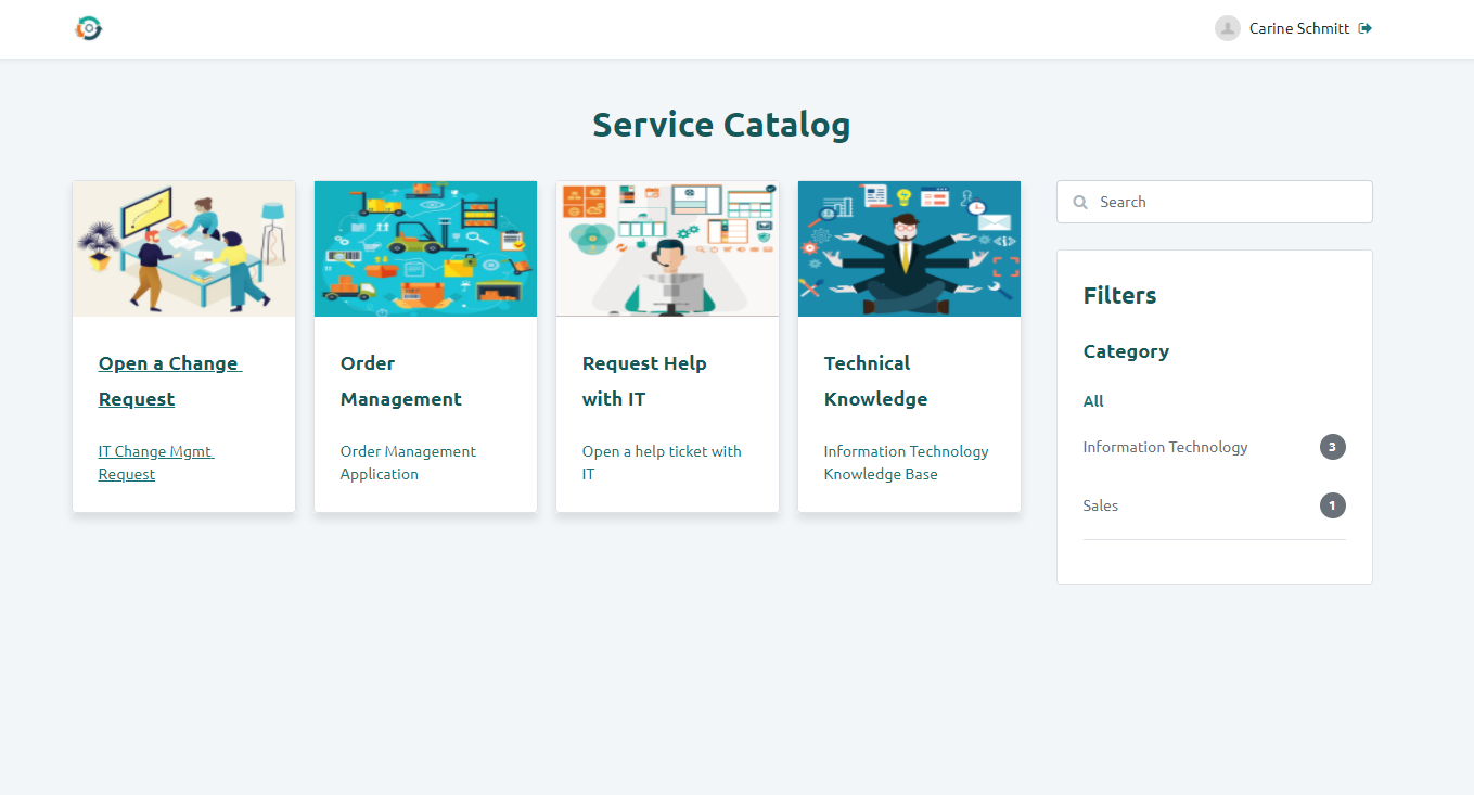 Service Catalog - Overview (O11) | OutSystems